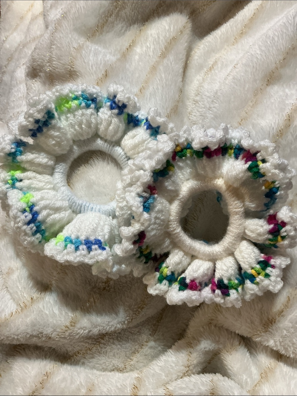 Crochet Hair Scrunchies -